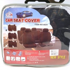Car Seat Cover Black with Red Line No:4820