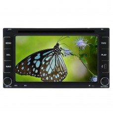 Double DIN 6.2" HD Car DVD Player GPS