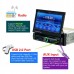 2581 7" Single DIN Car MP5 DVD Player Radio Stereo  GPS Sat Nav EU Map + Camera