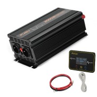 26822 Inverter 2000W to 4000W Modified Sine Wave Power DC converter LCD + Digital Remote Control