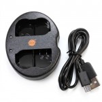 DSTE Dual USB Battery Charger for Nikon EN-EL15 Batteries