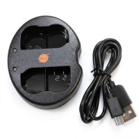 DSTE Dual USB Battery Charger for Nikon EN-EL15 Batteries