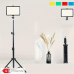 6181 Dimmable LED Photo Fill Light with 4 Color Filters & Adjustable Stand