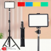 6181 Dimmable LED Photo Fill Light with 4 Color Filters & Adjustable Stand