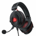 EKSA E900 Stereo Sound Wired Gaming Headset – Red – Detachable Mic (No Box)