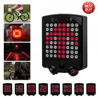 Bicycle Rear Tail Laser LED Indicator Turnning Signal Remote Control