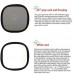 31011 18% Foldable Gray Card Reflector White Balance Double Focusing Q7O6 Face S6P3