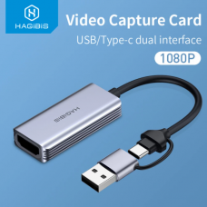 38229 Hagibis HDMI-compatible to USB 3.0 Type-c Video Capture Card Dual interface Video Game Grabber Record