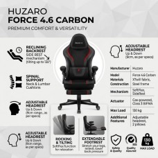 Huzaro Force 4.6 Carbon Gaming Chair with Footrest Huzaro Force 4.6 Carbon Gaming Chair with Footrest