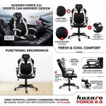 Huzaro Force 2.5 White Mesh Gaming Chair