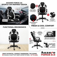 Huzaro Force 2.5 White Mesh Gaming Chair Huzaro Force 2.5 White Mesh Gaming Chair