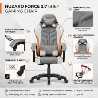 Huzaro Force 2.7 Grey Velour Gaming Chair Huzaro Force 2.7 Grey Velour Gaming Chair