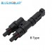 26413 IP67 2 to 1 T Branch PV Connector TUV approved FFM or MMF 100% PP0 2.5mm sq~6.0mm