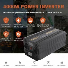 26823 Inverter 4000W to 8000W Pure Sine Wave Power Voltage Converter 12V 230V