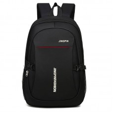 Jingpin Leisure Nylon Simple Backpack Large Capacity Computer Travel Bag