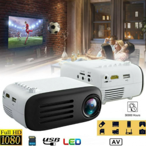 31430 LED Mini Projector 7000LM Full HD Home Theater Media Video Player Support AV For phone