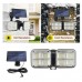 37441 JD-2109 120 SMD LED Solar Sensor Lamp Wall Light Panel