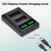 LPE17 LP-E17 LP E17 Dual USB LED Charger for Canon EOS Cameras