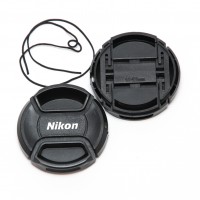 67mm Center Pinch Snap-on Front Lens Cap Cover for Nikon