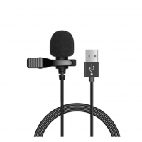 08546 1.5m Lavalier Microphone Clip USB