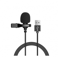 08546 1.5m Lavalier Microphone Clip USB