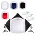 44321 80cm Softbox Cube Tent Photo Studio 135W Light Kit