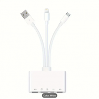 Multi-Device Memory Card Reader, 5-in-1 USB OTG Adapter, with Micro SD & SD Card Slots - 3253