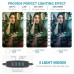 29444 Neewer 8-Inch Selfie LED Ring Light with Tripod Stand, 3 Phone Holders