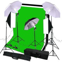 585W Softbox Soft Box Umbrella Light Lighting Stand Backdrop Kit