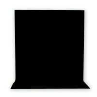 3m x 3.6m Black Muslin Background