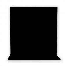 3m x 3.6m Black Muslin Background