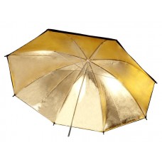 84cm 33 inch Gold & Black Umbrella
