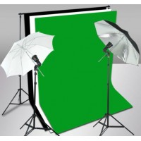 Photo Flash Strobe Light Stand Umbrella