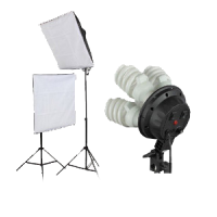 44133 Softbox Set 360W Two Continuous Soft Box Light Kit 4 Head