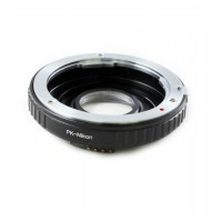 Pentax K mount PK lens to Nikon F mount adapter