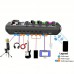 08712 Podcasting Equipment Kit With Stand Condenser Microphone Pro Audio Mixer For PC, Laptop, Smartphone, Gaming Recording, Streaming, Podcasting, Studio, Condenser, Microphone For Video