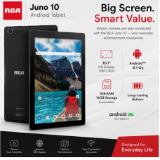 RCA Juno 10 Tablet 10.1" Android Tablet – 1GB RAM / 16GB Storage RCA Juno 10 Tablet 10.1" Android Tablet – 1GB RAM / 16GB Storage