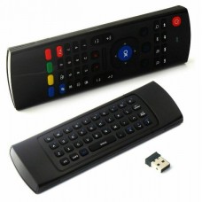 38322 2.4G Mini Wireless Fly Mouse Air Remote Qwerty Keyboard for Android Smart TV Box