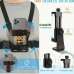 360 Rotatable Mobile Phone Chest Mount Holder – Adjustable Strap with Quick Release - 21231