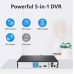 27722 SANNCE HD 4CH CCTV System 1080N DVR 2PCS Cameras DVR Kit