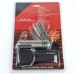 Stainless Steel 11 Function Pocket Knife with Belt Pouch - 33116 Stainless Steel 11 Function Pocket Knife with Belt Pouch - 33116