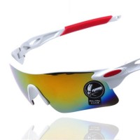 37611 Sunglasses UV400 Outdoor Sports Eyewear Men and Women Driving Cycling White