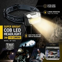 Super Bright COB LED Headlight 3W 110 Lumens NF-T835 - 20311 Super Bright COB LED Headlight 3W 110 Lumens NF-T835 - 20311