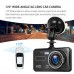 25212 Touch Screen Dash Cam 4" Car DVR Front and Rear Camera Recorder