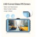 25212 Touch Screen Dash Cam 4" Car DVR Front and Rear Camera Recorder