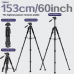 UEGOGO Aluminum Tripod 60″ Adjustable with 360° Ball Head – Camera & Smartphone Stand (Black) - 20711