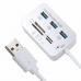 33122 Card Reader USB Splitter 3.0 Multi Hub +  COMBO High Speed with MS / SD / M2 / TF