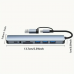 4412 Versatile USB Hub Adapter 8-in-1 High-Speed Expansion with SD/TF Card Reader