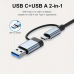 4412 Versatile USB Hub Adapter 8-in-1 High-Speed Expansion with SD/TF Card Reader