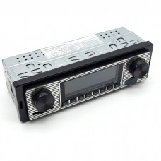 Vintage Style Single DIN Car Stereo Bluetooth MP3/USB/SD Radio Player - 25422